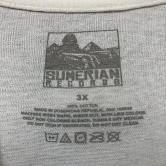 Bad Omens Can You Hear Me Through The White Noise Rock White T-Shirt Size 3X - Picture 4 of 4